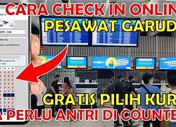 Pesawat Garuda Online Check In Internasional